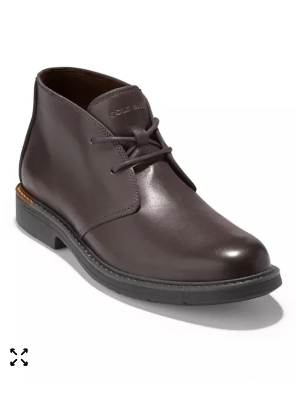 🌻NEW w/tag Cole Haan Grand.ØS Go-To Lace Brown Leather Chukka Boots Men's 11.5